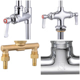 Aquaterior Kitchen Commercial Pull Out Faucet+Add-on Faucet