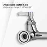 Aquaterior Commercial Pre-Rinse Kitchen Faucet Pull Out Sprayer