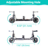 Aquaterior Commercial Pre-Rinse Kitchen Faucet Pull Down Sprayer