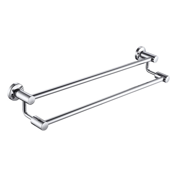 Aquaterior Double Towel Bars Wall Mounted Stainless Steel 23