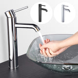 Aquaterior Bathroom Faucet One-Handle High-Arc 12"
