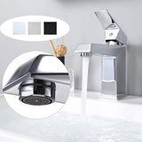 Aquaterior Bathroom Faucet Square One-Handle Low-Arc