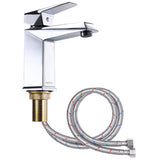 Aquaterior Bathroom Faucet Square One-Handle Low-Arc