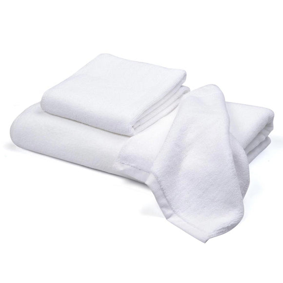 White Bathtub Towel Sets Hand Face Bath Towels Hotel 3Pcs