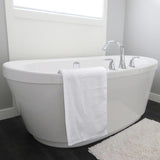 White Bathtub Towel Sets Hand Face Bath Towels Hotel 3Pcs