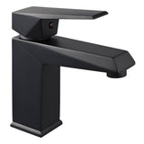 Aquaterior Bathroom Faucet Square One-Handle Low-Arc