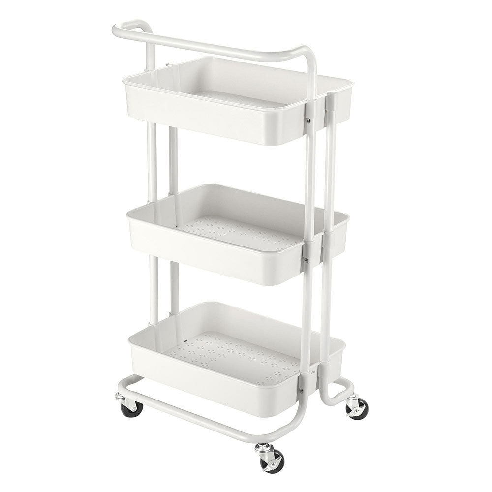 Aquaterior 3 Tiers Rolling Utility Cart Mobile Trolley – aquaterior.com