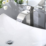 Aquaterior Waterfall Vessel Faucet One-Handle 10"H