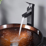 Aquaterior Vessel Faucet Oil Rubbed Bronze 1-Handle Square 12"x3"