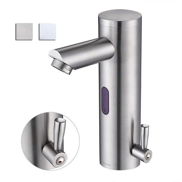 Aquaterior Touchless Bathroom Faucet Hot & Cold 8