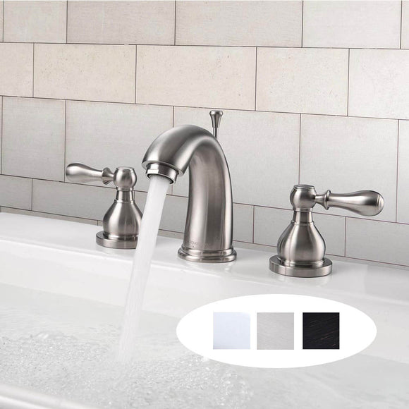 Aquaterior Widespread Bathroom Faucet 2-Handle 4.7