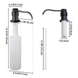 Aquaterior Liquid Soap Dispenser for Kitchen Sink 400ml