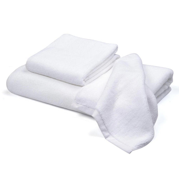 MAKEUP Face Towel Set Blue + White - Juego de toallas faciales